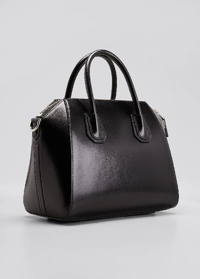 Givenchy Antigona Small Top Handle Bag In Box Leather In Black