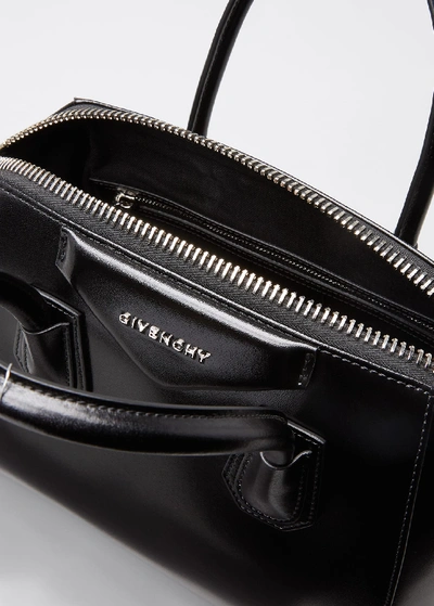 Givenchy Antigona Small Top Handle Bag In Box Leather In Black