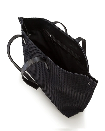 Akris Ai Medium Techno Fabric Shoulder Bag In Black