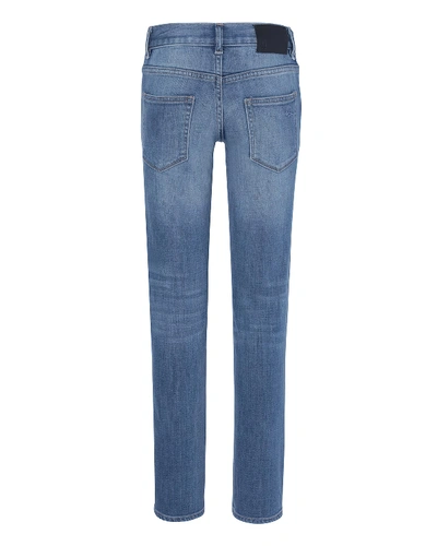 Shop Dl Premium Denim Boy's Brady Slim Jeans In Medium Blue