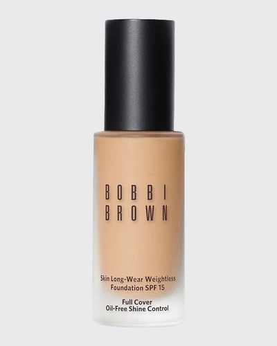 Shop Bobbi Brown Skin Long-wear Weightless Foundation Spf 15 In Neutral Sand N030