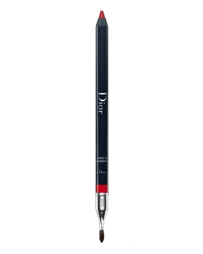 Shop Dior Rouge  Contour Lip Liner Pencil In 999 Rouge