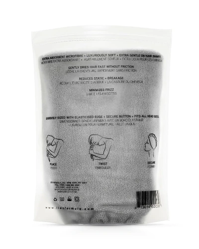 Shop Iles Formula Signature Hair Turban Towel (grey)