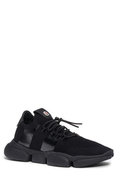 Shop Moncler Bubble Sneaker In Black