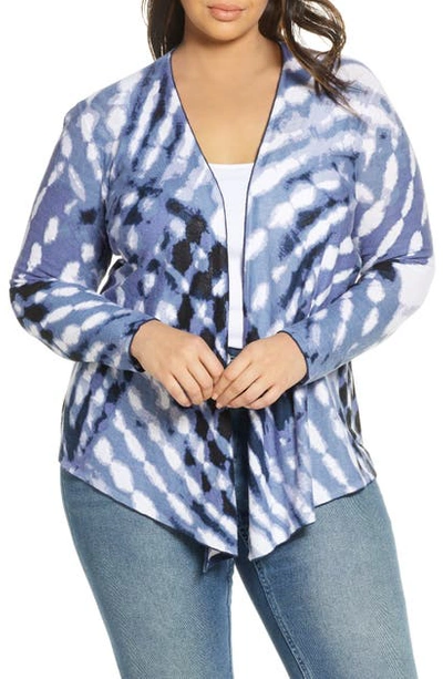 Shop Nic + Zoe Hazy Days 4-way Cardigan In Blue Multi