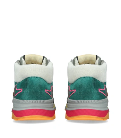 Shop Gucci G-line Mid-top Sneakers