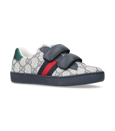 Shop Gucci Kids New Ace Sneakers