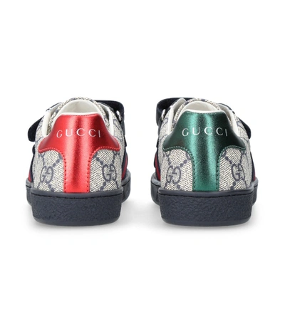 Shop Gucci Kids New Ace Sneakers