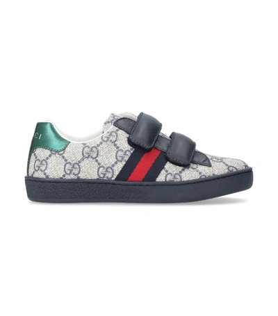 Shop Gucci Kids New Ace Sneakers