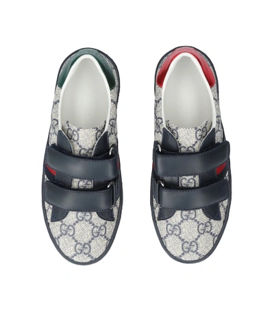 Shop Gucci Kids New Ace Sneakers