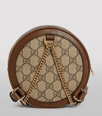 Shop Gucci Mini Canvas Ophidia Backpack
