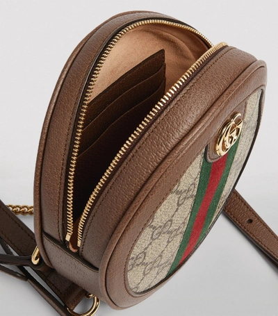 Shop Gucci Mini Canvas Ophidia Backpack