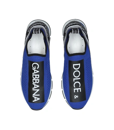 Shop Dolce & Gabbana Kids Paul Slip-on Sneakers