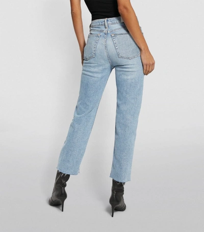 Shop Re/done High Rise Stove Pipe Jeans