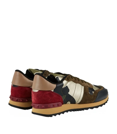 Shop Valentino Garavani Camouflage Sneakers