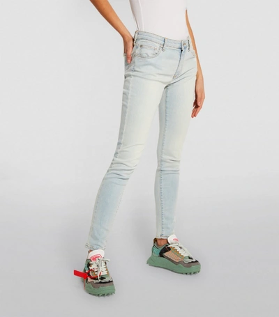 Shop Off-white Bleached Skinny Jeans