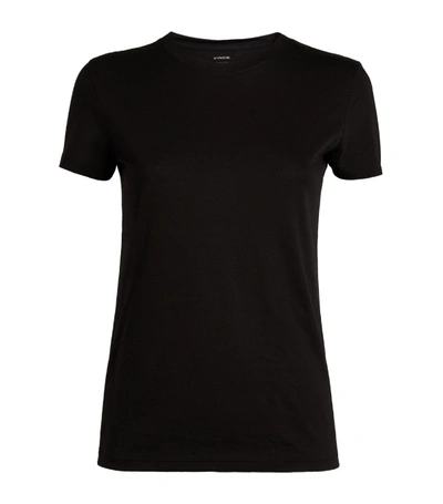 Shop Vince Essential Crew T Shirt In Black