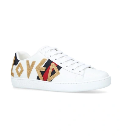 Shop Gucci Ace Loved Sneakers