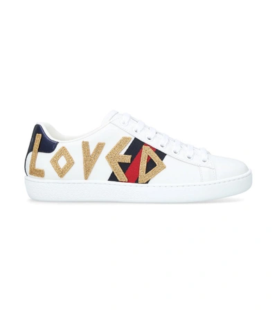 Shop Gucci Ace Loved Sneakers