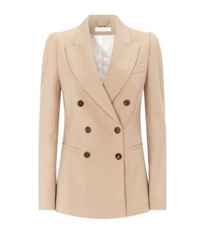 Shop Chloé Tailored Double-breasted Blazer