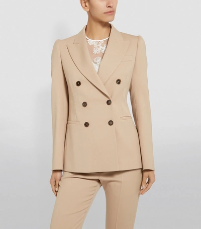 Shop Chloé Tailored Double-breasted Blazer