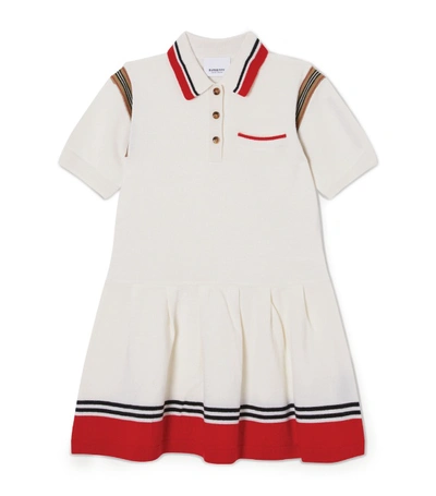 Shop Burberry Kids Striped Polo Shirt Dress (3-12 Years)
