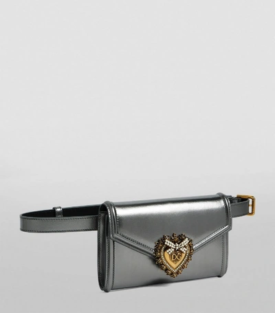 Shop Dolce & Gabbana Leather Devotion Belt Bag