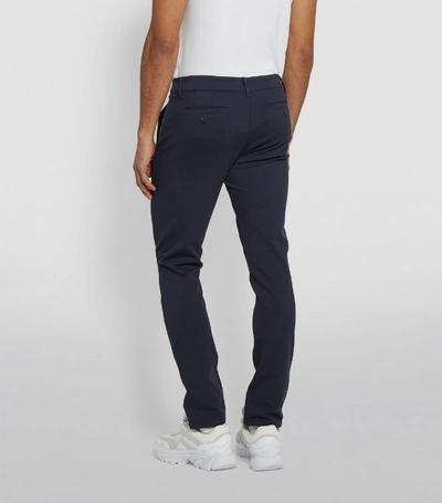 Shop Paige Stafford Trousers In Navy