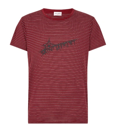 Shop Saint Laurent Logo T-shirt