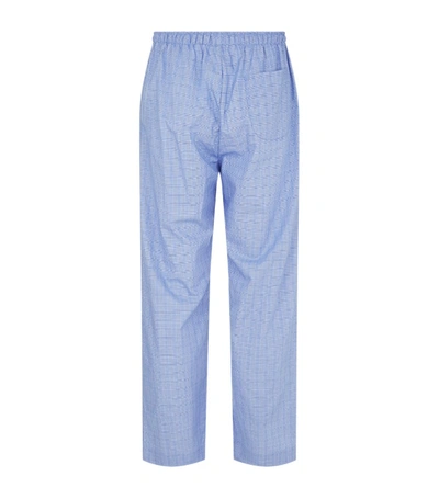 Shop Derek Rose Prince Of Wales Check Lounge Trousers