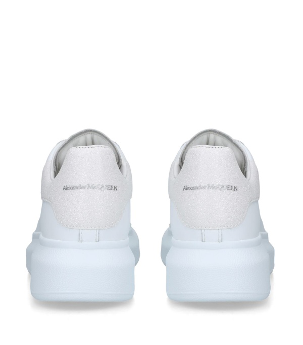 alexander mcqueen runway leather platform trainers