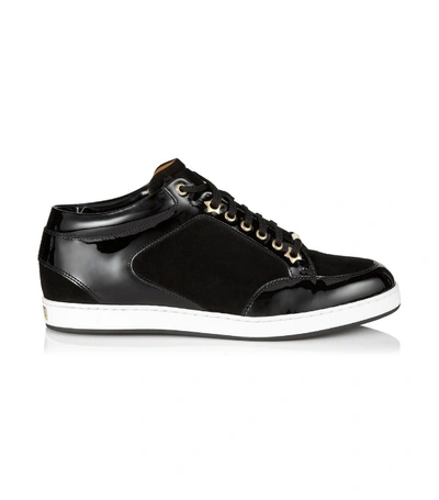 Shop Jimmy Choo Miami Suede Panel Sneakers