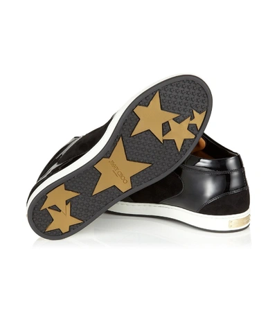 Shop Jimmy Choo Miami Suede Panel Sneakers