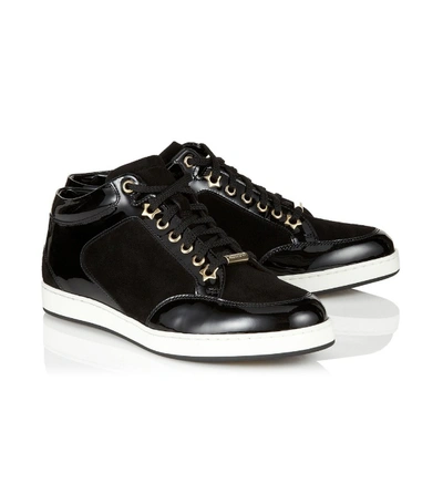 Shop Jimmy Choo Miami Suede Panel Sneakers