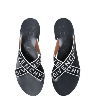 Shop Givenchy Logo Strap Flip Flops