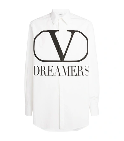 Shop Valentino Oversized Vlogo Dreamers Shirt