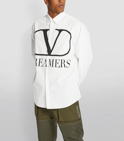 Shop Valentino Oversized Vlogo Dreamers Shirt