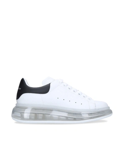 Shop Alexander Mcqueen Leather Runway Sneakers