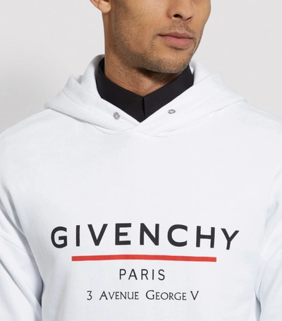 Shop Givenchy Address Logo Hoodie
