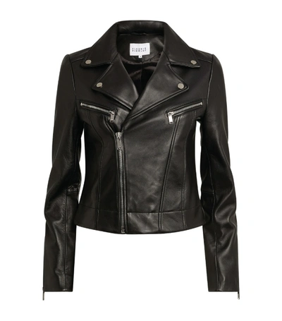 Shop Claudie Pierlot Leather Jacket