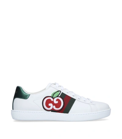 Shop Gucci Ace Gg Apple Sneakers