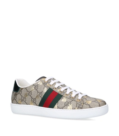 Shop Gucci Gg Supreme Bee Ace Sneakers