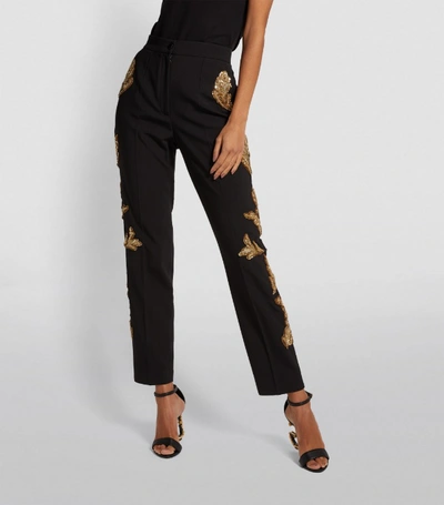 Shop Dolce & Gabbana Sequin-embellished Trousers