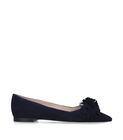 Shop Stuart Weitzman Suede Rosalita Flats