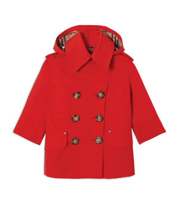 burberry trench coat kids red