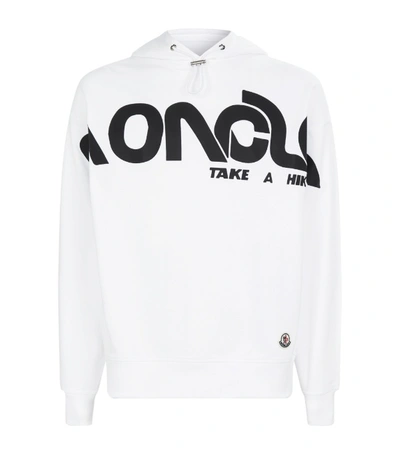 Shop Moncler Cotton Logo Hoodie