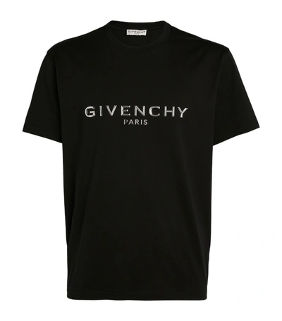 Shop Givenchy Metallic Logo T-shirt