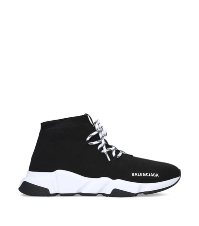 Shop Balenciaga Lace-up Speed Sneakers