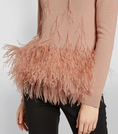 Shop N°21 Feather-trim Sweater
