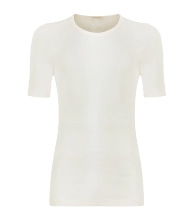 Shop Hanro Thermal T-shirt In Beige